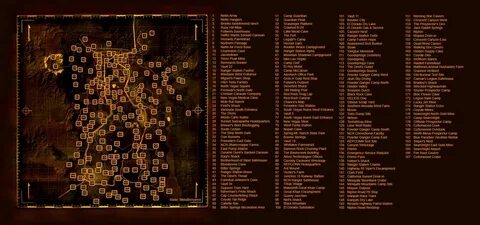 Fallout new vegas карта