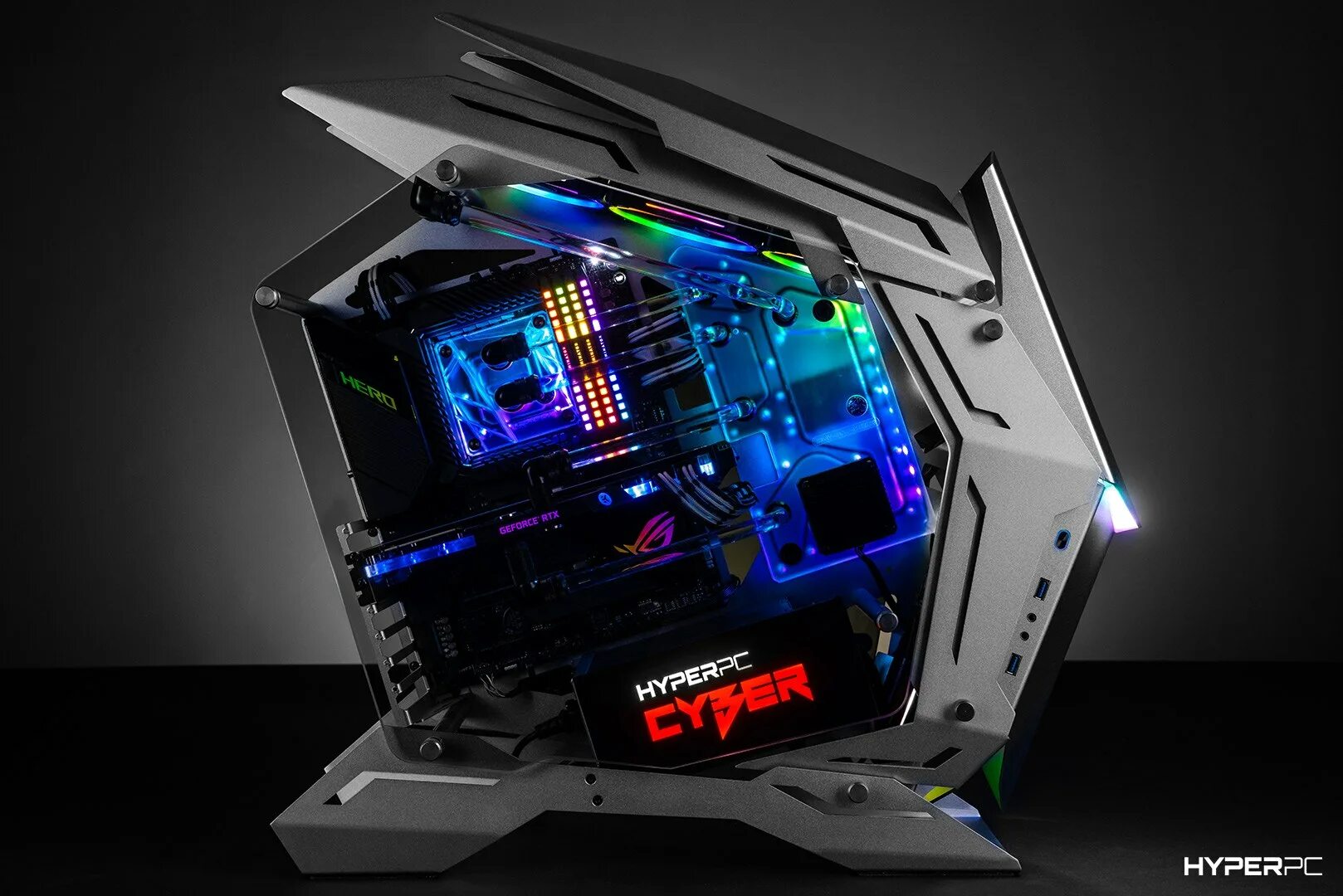 Новый современный компьютер. Системный блок hyperpc Cyber. Hyperpc Cyber Platinum. Системный блок игровой hyperpc m1 (a1650). Топовый hyperpc Cyber AORUS RTX 3090.