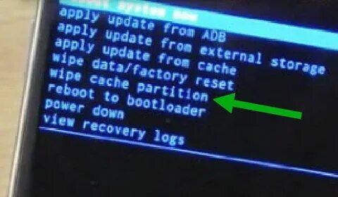 Wipe cache
