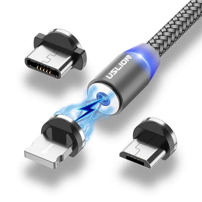 Магнитная usb зарядка для телефона