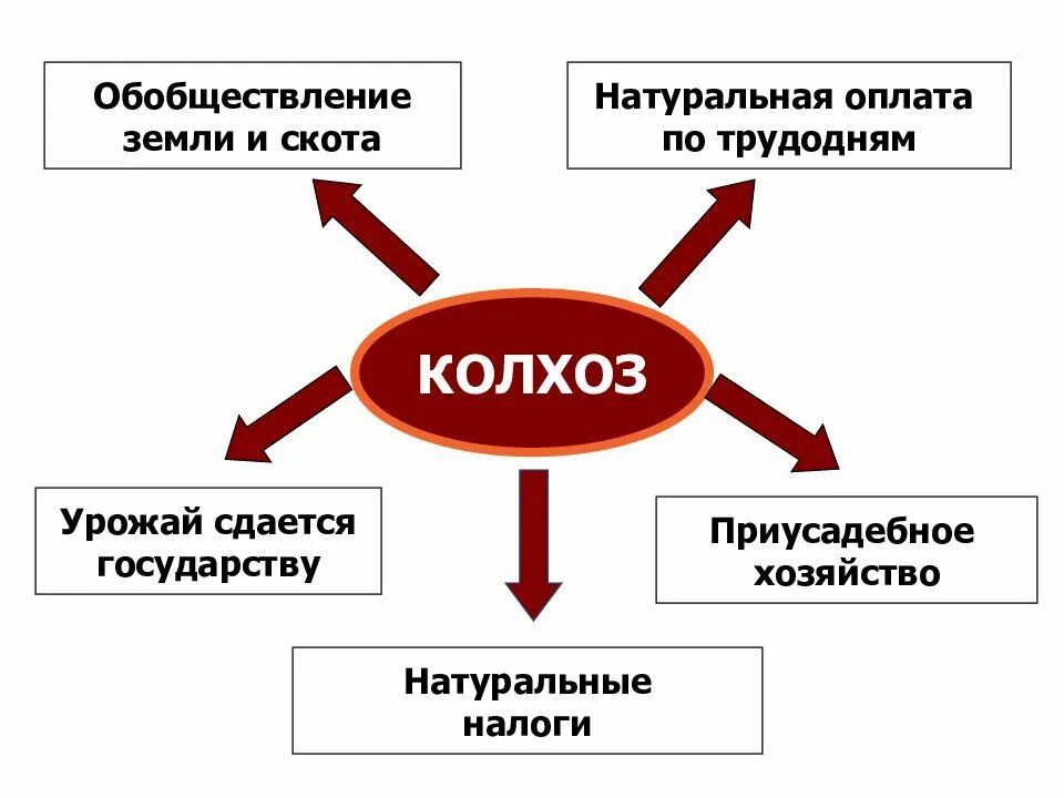 Типы колхозов