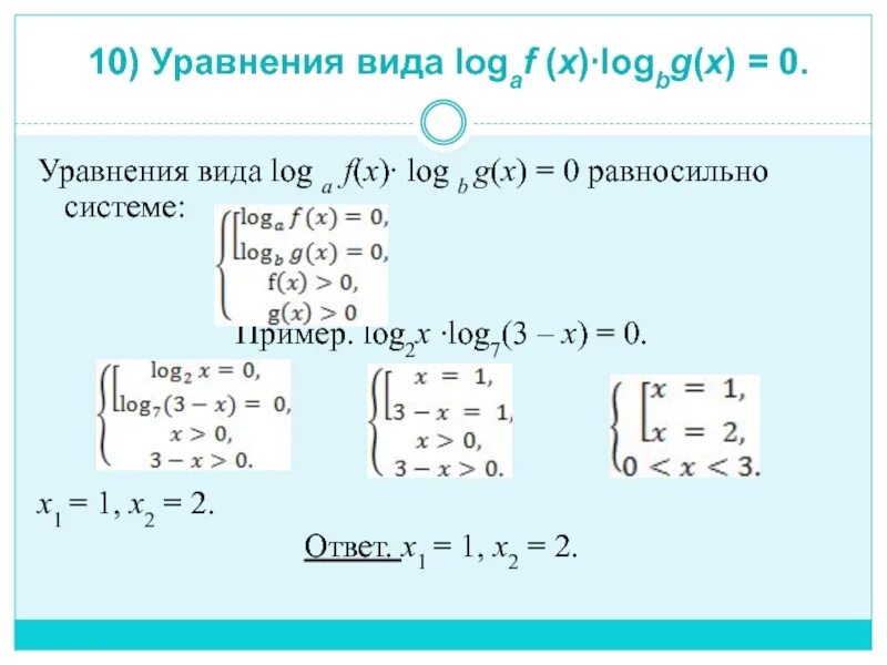 Log a2 2. F x log a. log f(x) g(x)&gt;0. log f(x) = g(x).