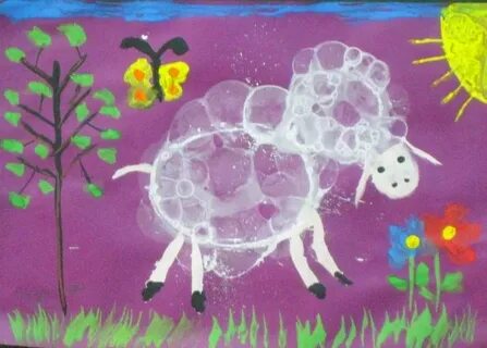 Нетрадиционная техника рисования домашние животные
