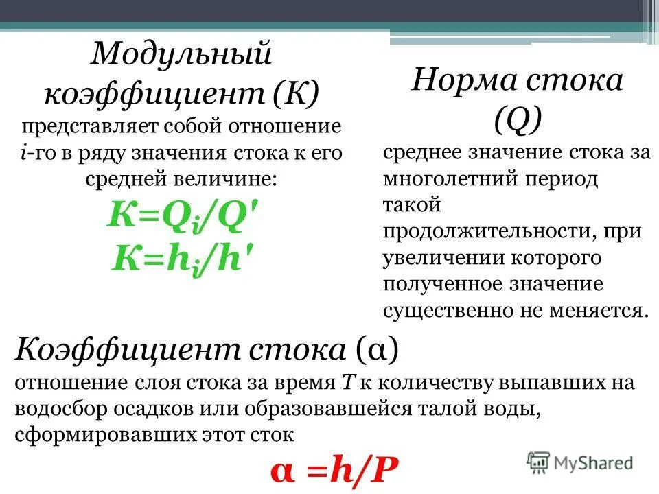 Средний сток это. Коэффициент стока. Коэффициент стока формула. Модульный коэффициент стока. Коэффициент стока реки.