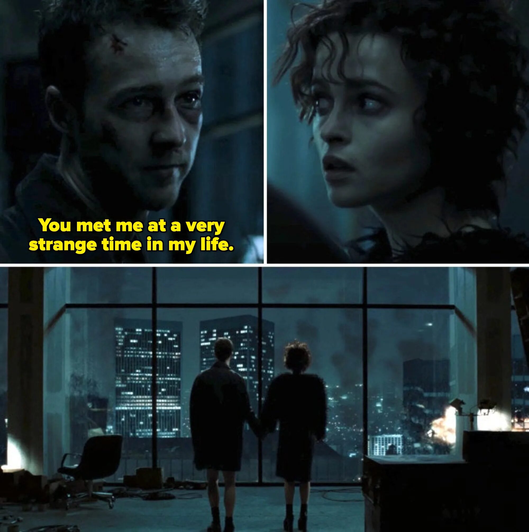 You met me at a very Strange time in my Life.. Fight Club poster you meet me in a very Strange time in my Life. Fight Club you met me. You meet me at a very Strange time in my Life тату. Cleffy meet текст