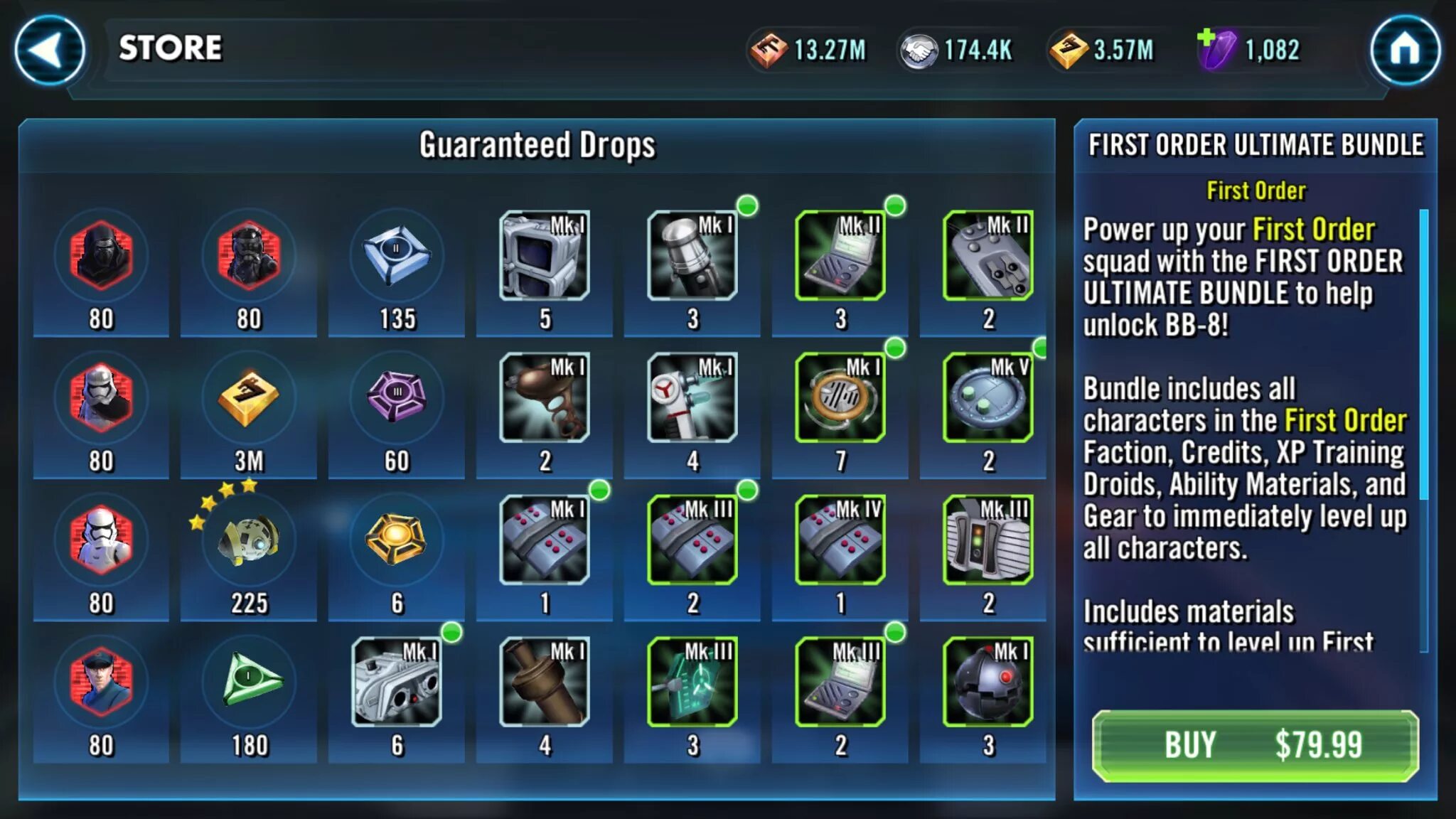 Swgoh store