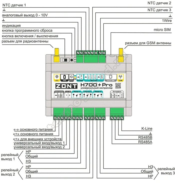 Zont ntc. Контроллер Zont h700+ Pro. Контроллер Zont h1000+. Универсальный контроллер Zont h2000+Pro. Контроллер Zont h 700 схема.