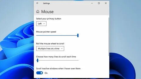 Mouse setting