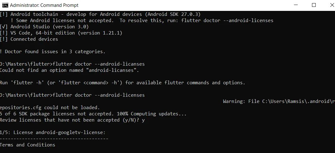 Flutter Doctor —Android-Licenses. Установить Flutter SDK. Some Android Licenses not accepted. To resolve this, Run: Flutter Doctor --Android-Licenses. Git + Flutter + Android Studio. Flutter commands