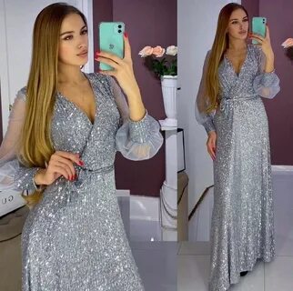 Платье женское вечернее садовод
