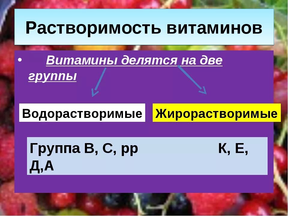 Растворимость витаминов. Водорастворимые витамины. Классификация витаминов водорастворимые и жирорастворимые. Группы витаминов по растворимости. Классификация витаминов по растворимости.