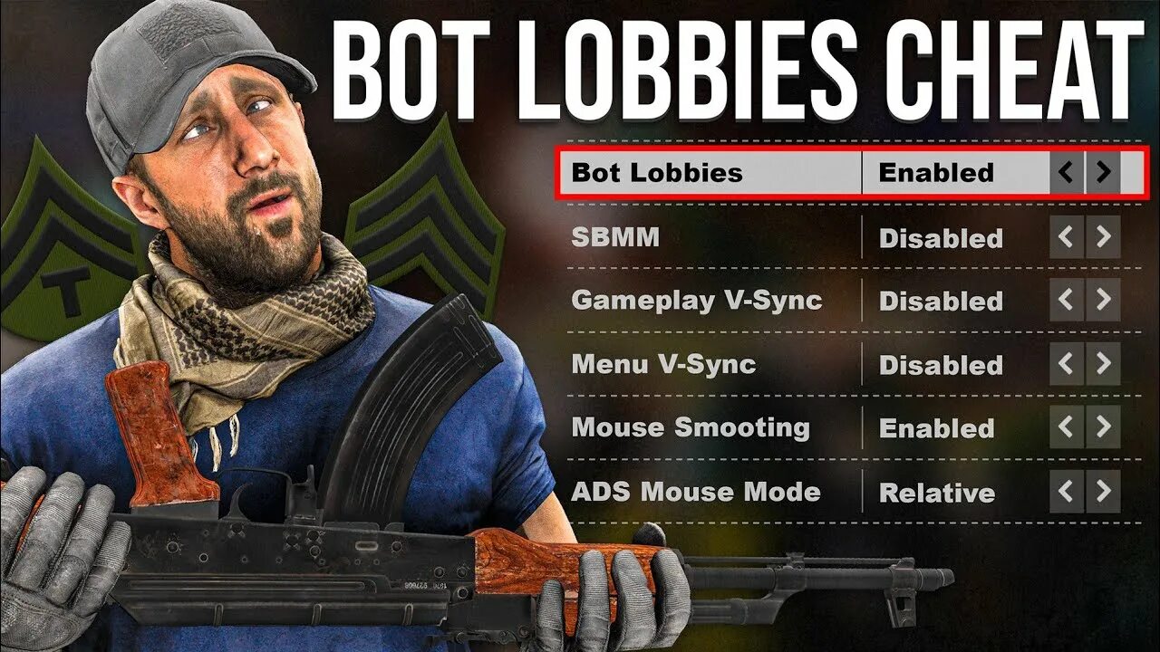 Cheat bot. Читерский бот. russian bot lobby warzone.