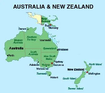 Australia new zealand