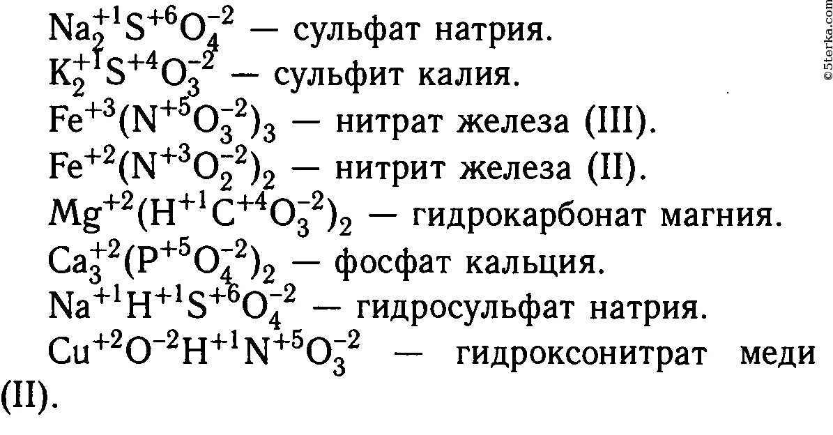 Сульфат степень окисления