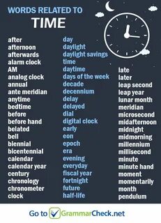 English related words