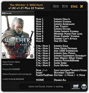 Ведьмак 3 дикая охота читы коды