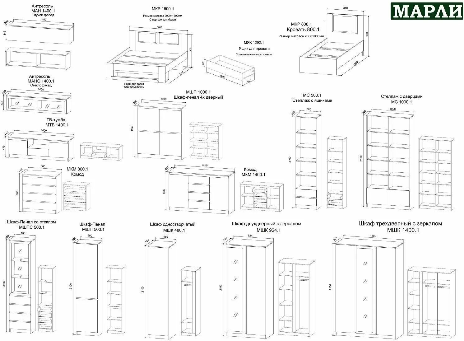 1400 1 5 2. Шкаф МШК 1400.1 Марли ДСВ. Комод Марли мкм 1400.1. Кровать мкр 1600.1 Марли ДСВ. Модульная система Марли ДСВ мебель.