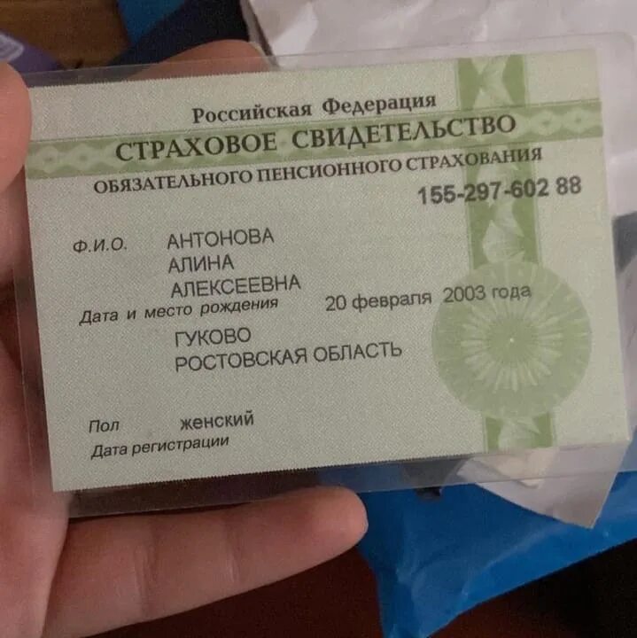 Оформить снилс сотруднику. Снилс.