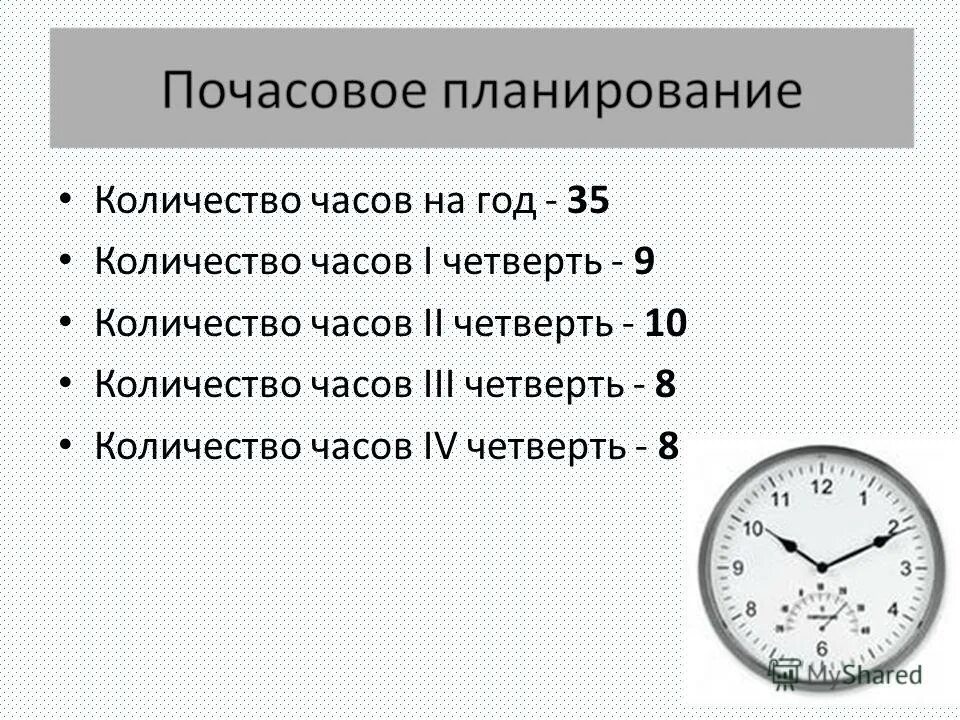 Информационные часы 4 класс