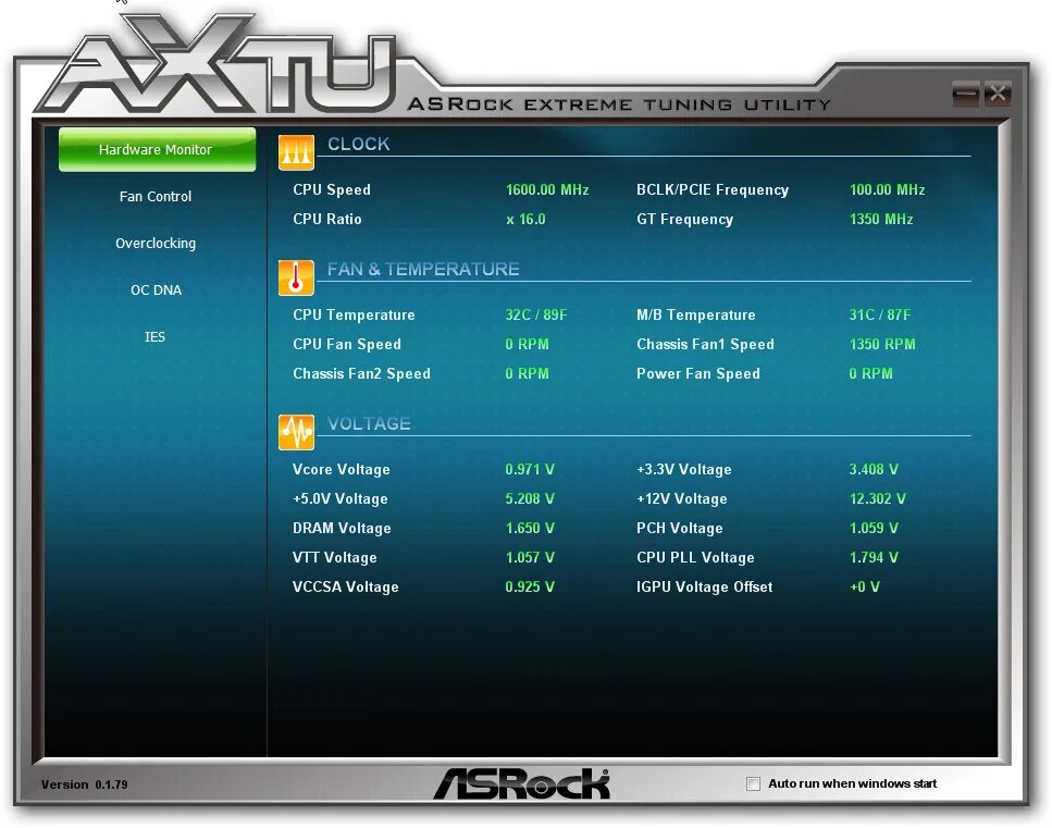 Asrock a tuning utility