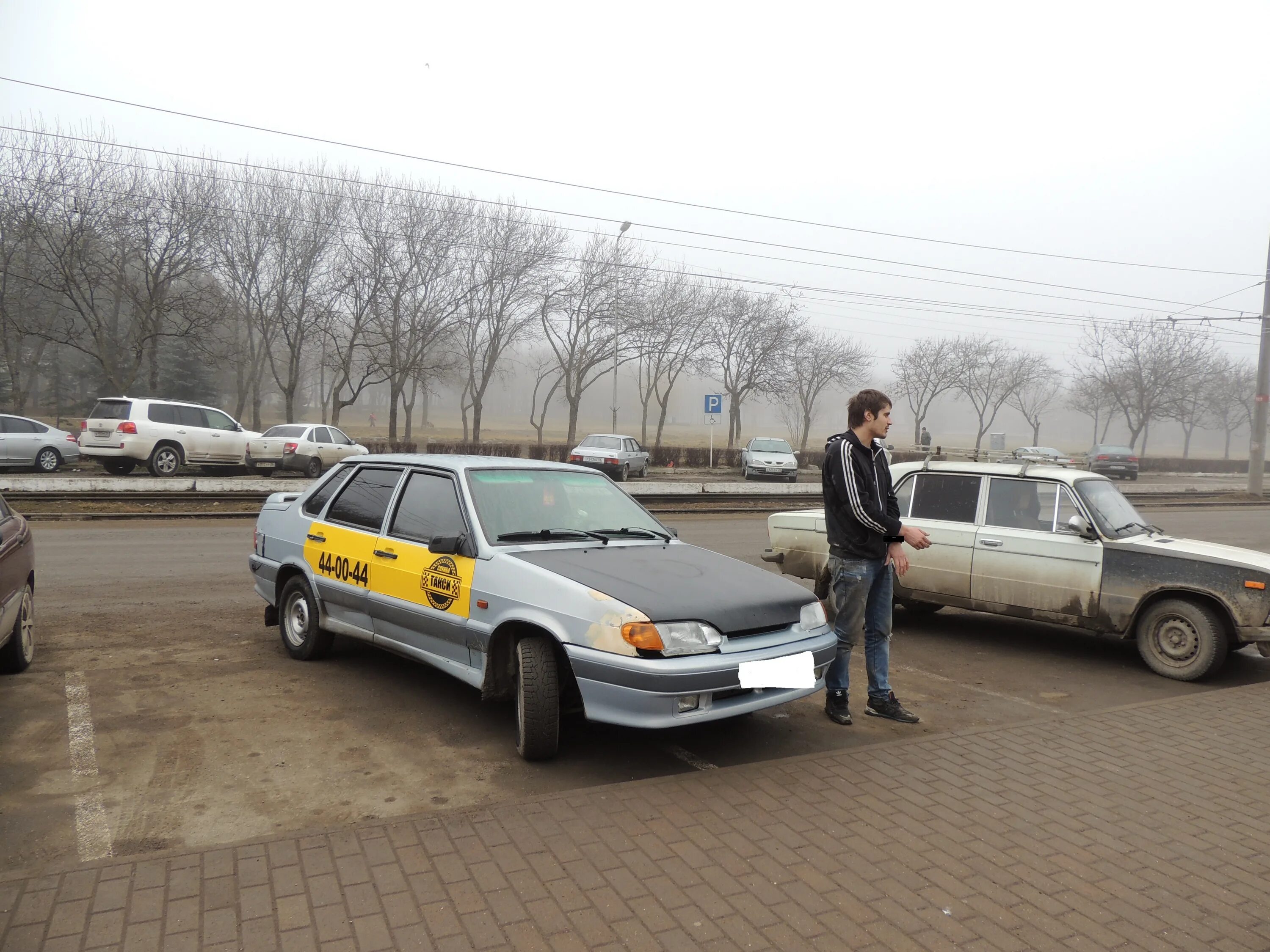 Пьяное такси по городу