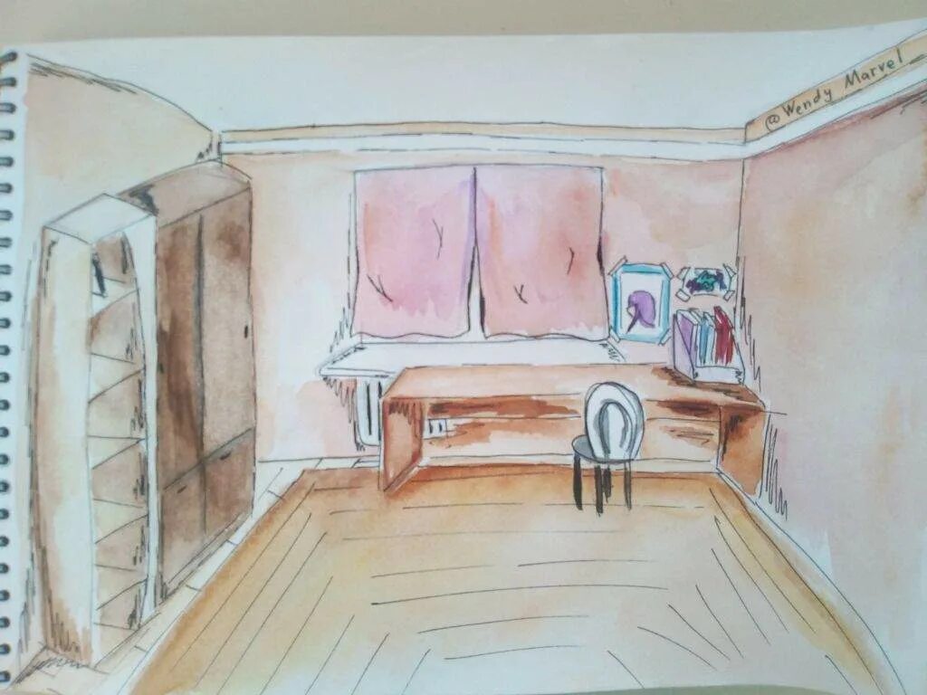 Комната мечты 7 класс. Комната для рисования. Нарисовать комнату. Моя комната изо. Интерьер комнаты изо.