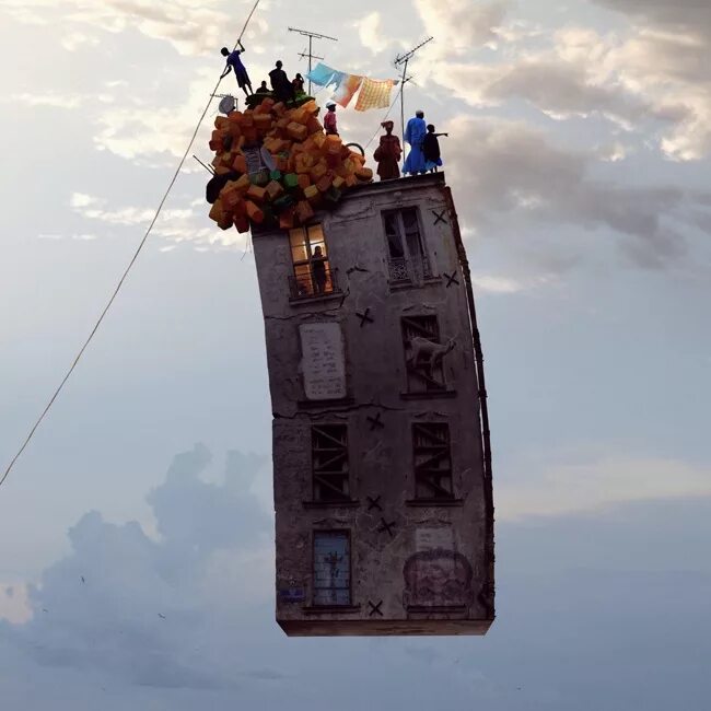 Flying paris