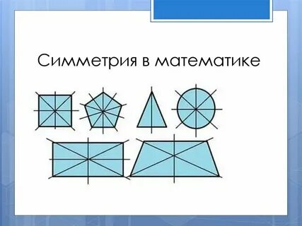 Симметрия 3 класс математика что это