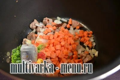 Свинина тушеная в скороварке