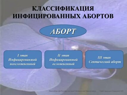 Классификация выкидышей