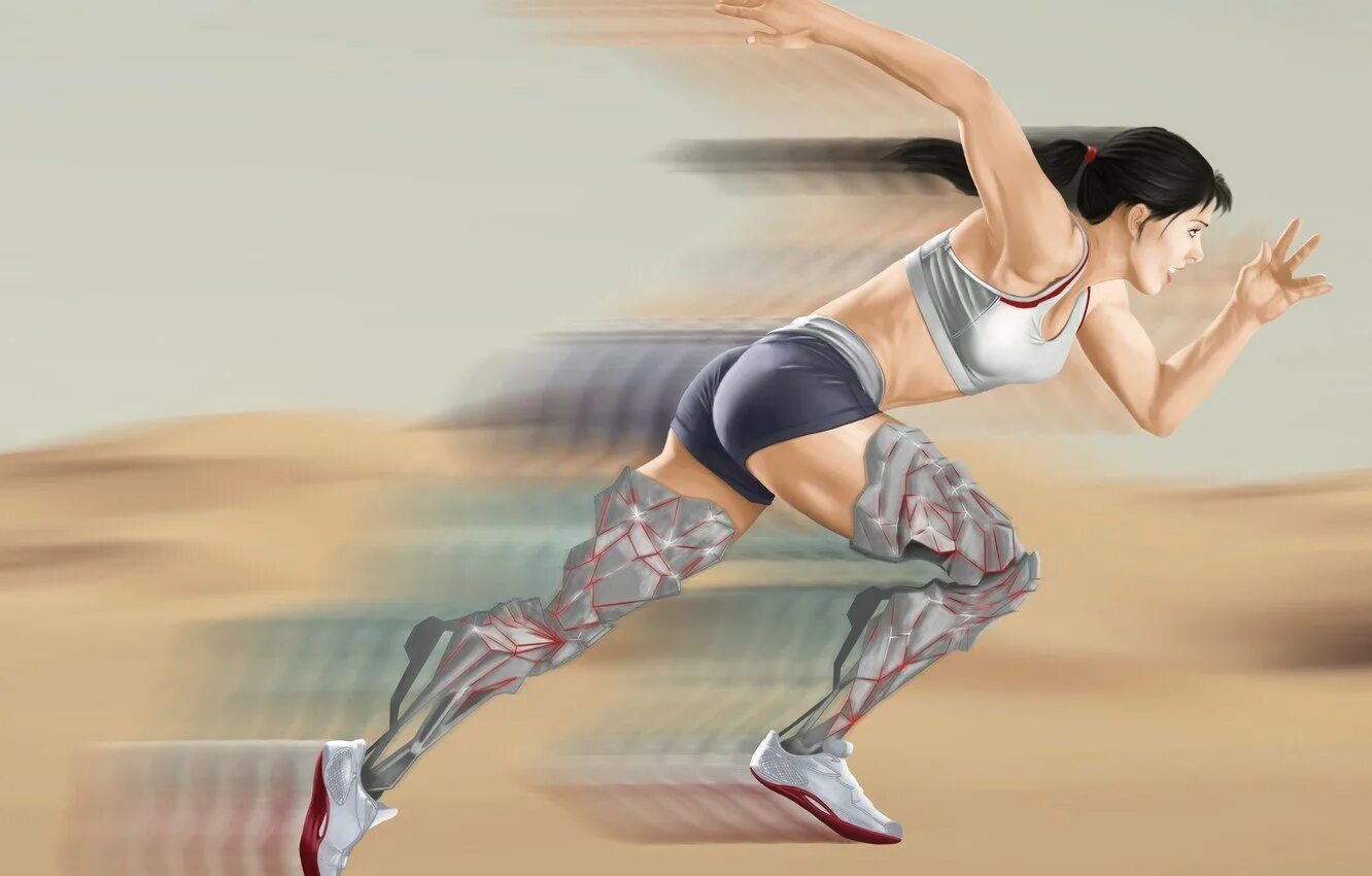 Running art