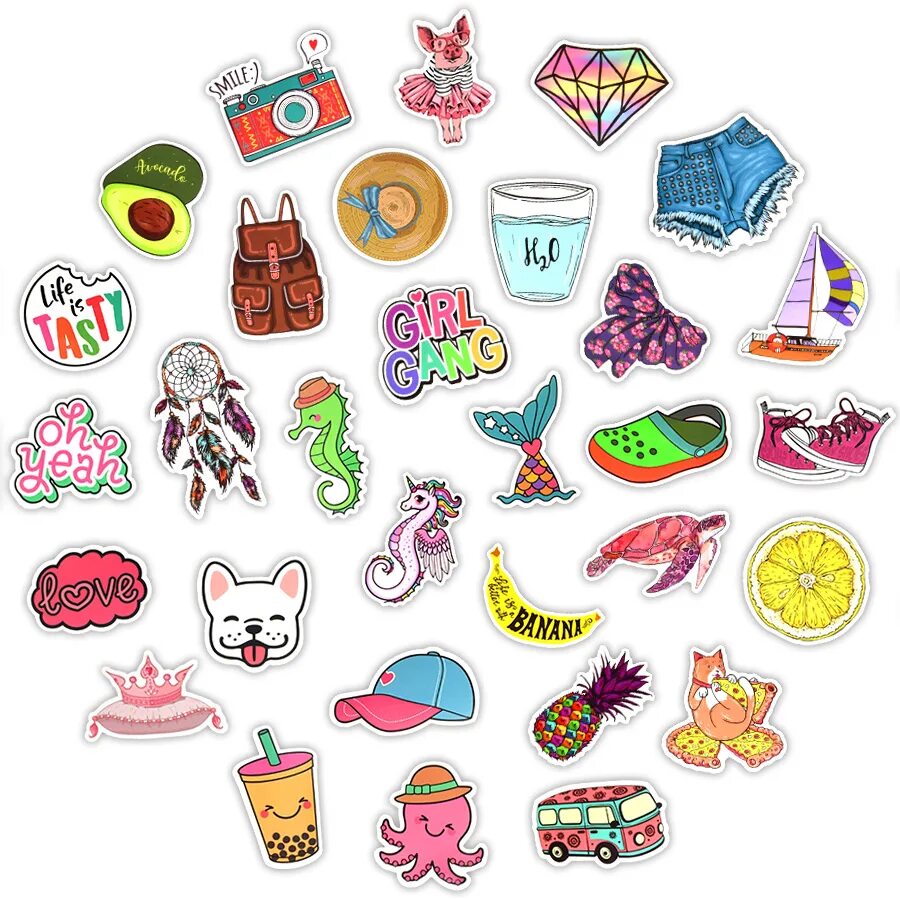 стикер-наклейка. стикеры печать стикеров наклейки. различные наклейки. модные наклейки. различные наклейки.