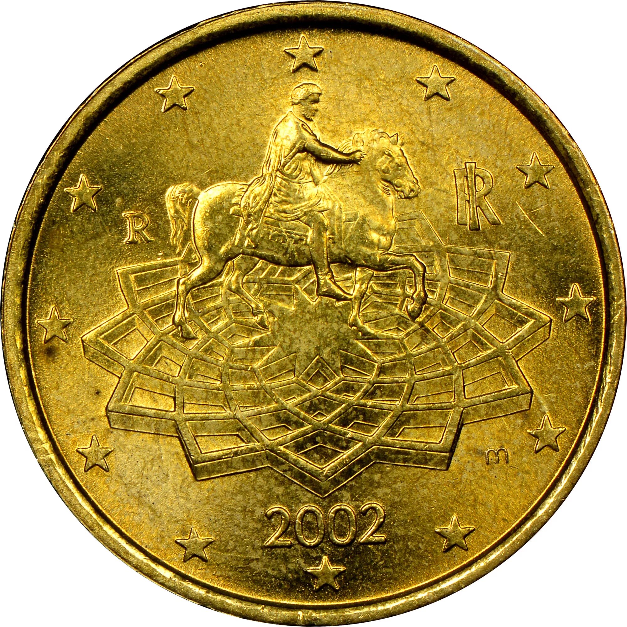 Монета 50 евро цент. Монеты евро 50 Cent. 50 Euro Cent 2002 Италия. 50 Cent монета 2002. Пятьдесят евро