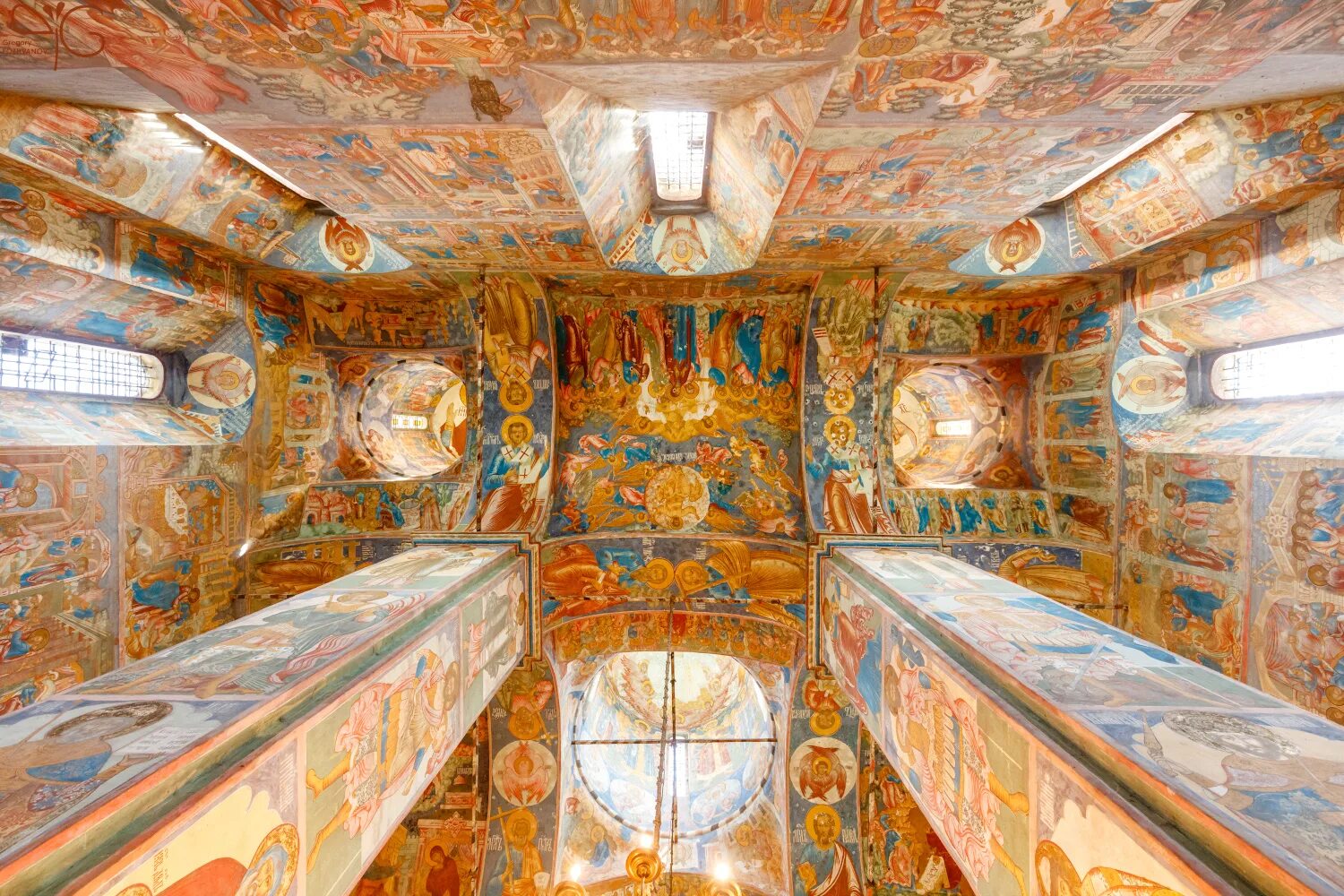 Фрески 17 век. Фрески храма ильи пророка в ярославле. росписи церкви ильи пророка в ярославле. фрески церкви ильи пророка в ярославле. фрески в ярославской церкви ильи пророка.