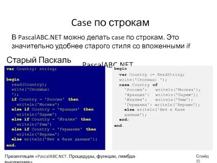 Порядок строк программы