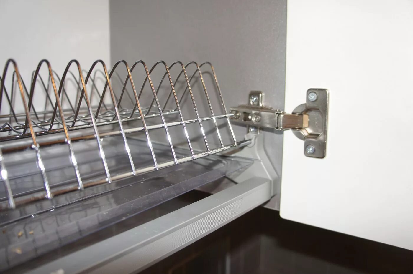 сушилка для посуды в шкаф 550мм из нержавейки. крепление для сушилки. кронштейн для посудосушителя для плиты 16 мм, белый, rejs. крепеж сушки vibo. держатель сушки крепление к сушке standard.