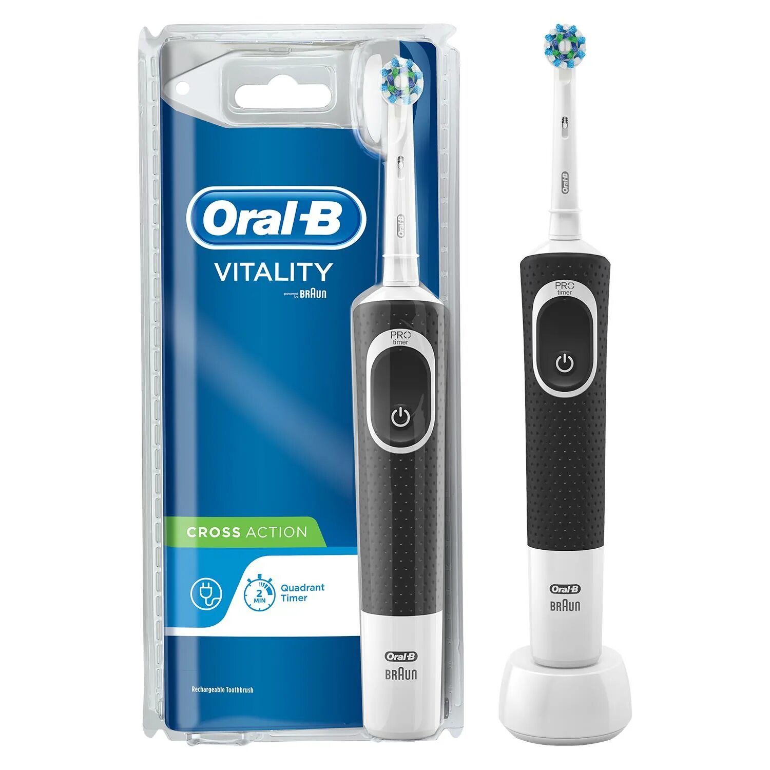 Cross action. Электрическая зубная щетка oral-b vitality 100. электрическая зубная щетка oral b виталити про. электрическая зубная щетка oral-b vitality 100 crossaction. oral-b vitality d100 черная.