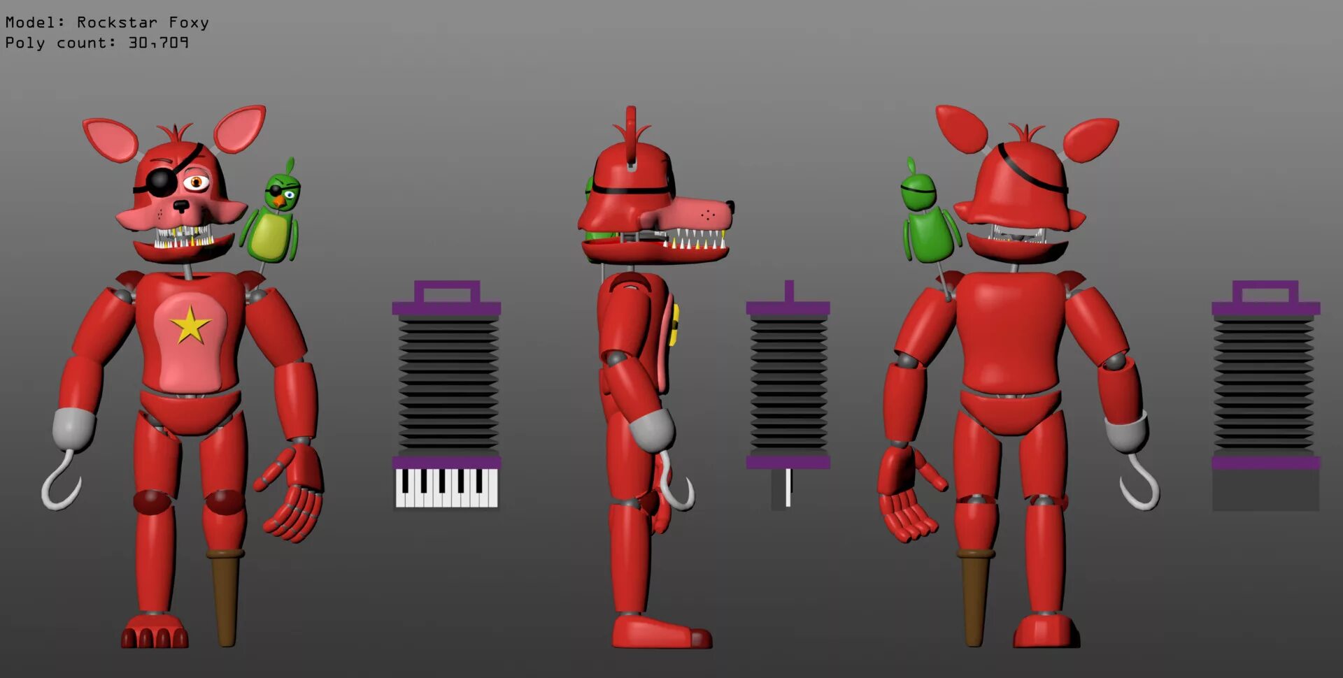 Фокси модель. Фнаф рокстар фокси. foxy fnaf 6. рокстар фокси моделька. фнаф 6 рокстар фокси.