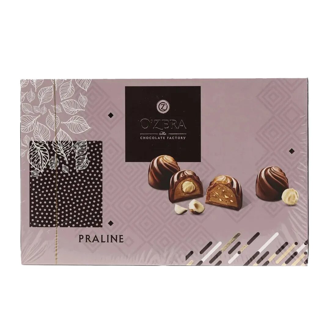 Конфеты o'zera пралине с цельным фундуком. Конфеты шоколадные o'zera пралине с цельным фундуком 250 г. Пралине с цельным фундуком. O zera praline 190г. Конфеты озера пралине с цельным фундуком.