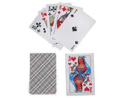 Карты игральные 1 2 3 4