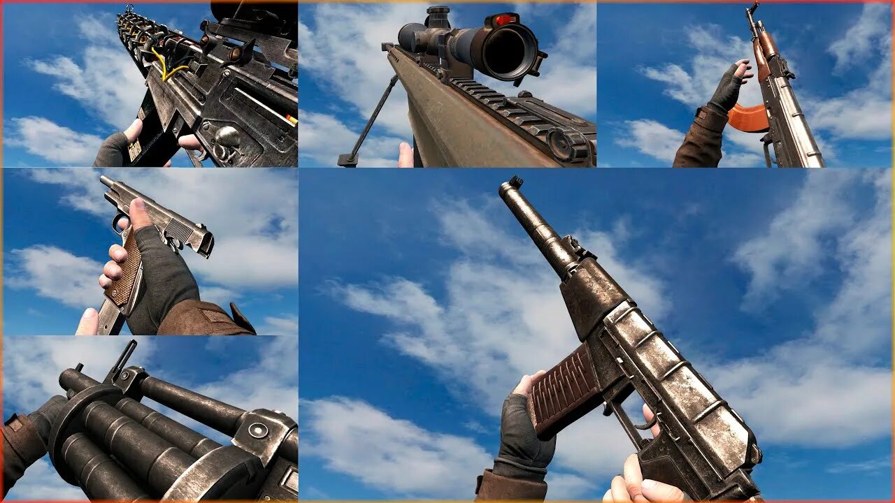Anomaly weapons textures. Stalker anomaly weapons.