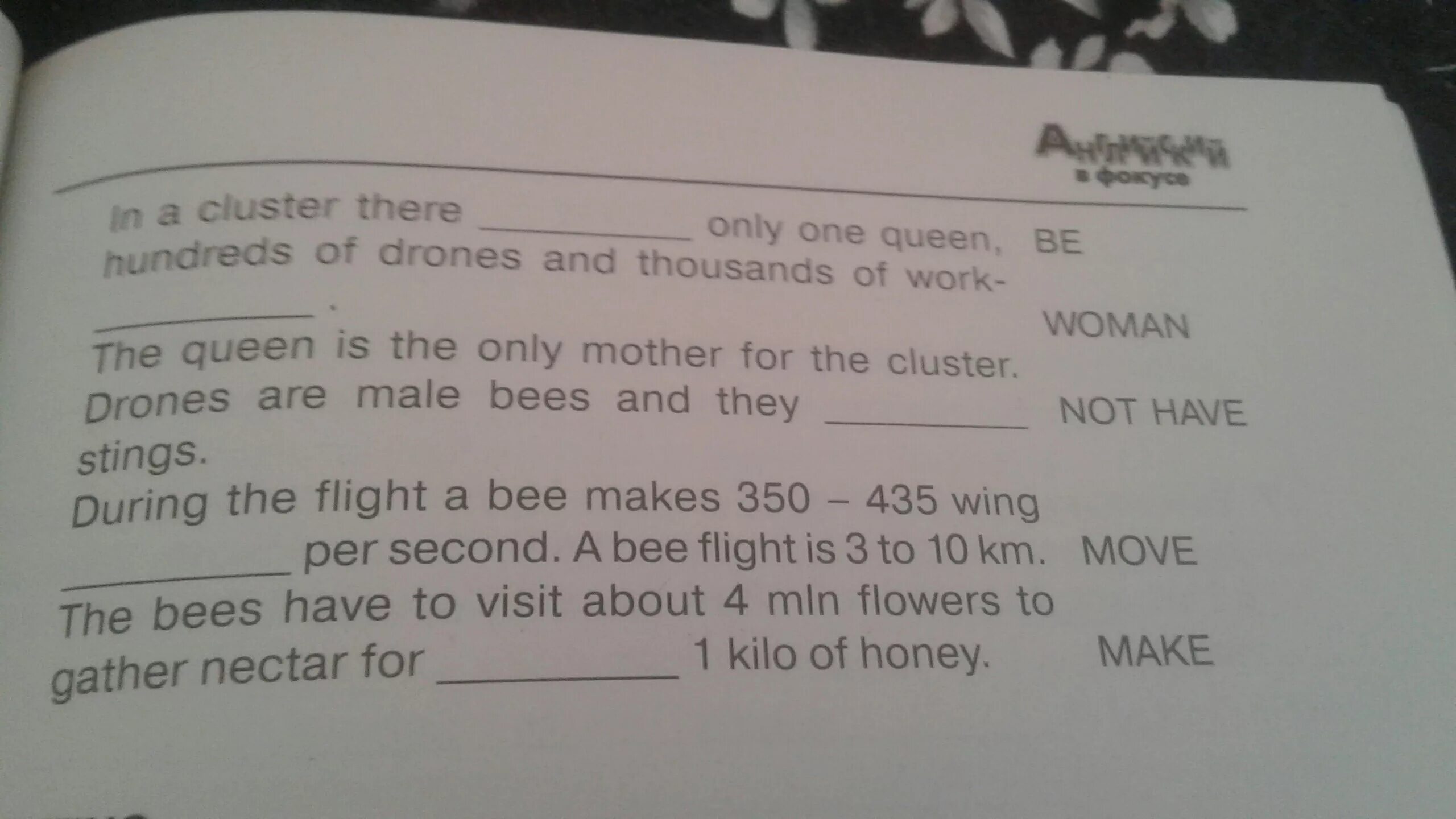 During предложение. Fill in source Highlight Clear true and Desert. Task 2 read the text and fill in the gaps/ Charles Muntz.