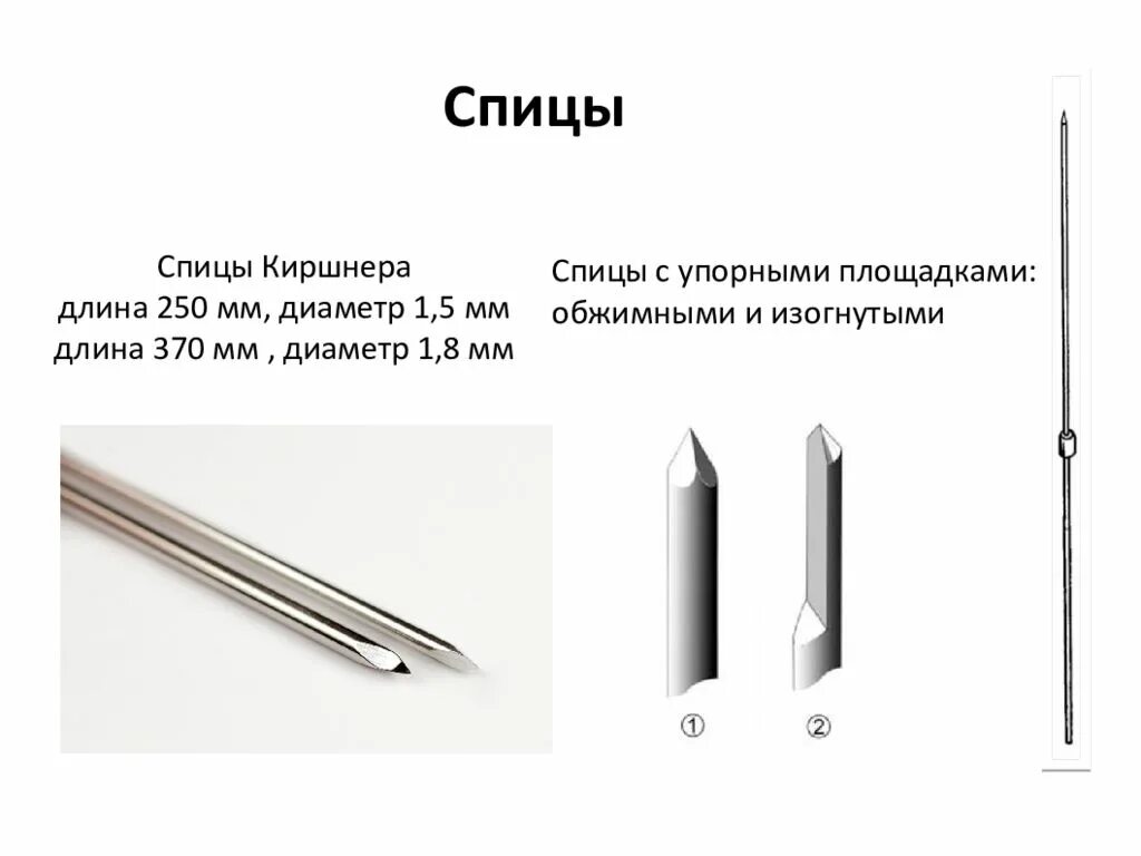 Спицы киршнера мике. Спица киршнера, 0. 0мм. Спица киршнера 1. 2мм.