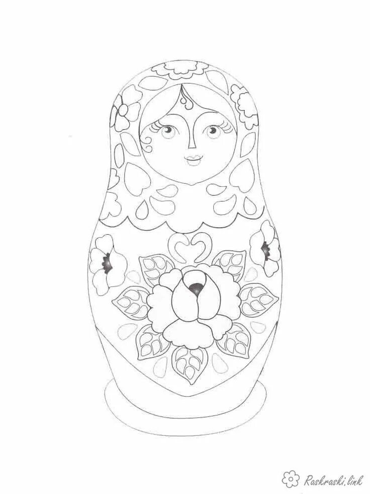 Раскраски для детей матрешка распечатать бесплатно Matryoshka doll PNG transparent image download, size: 720x1444px