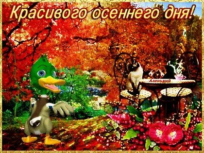 Какой прекрасный осенний день