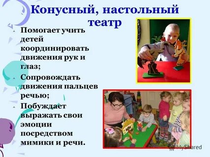 Театрализованные игры для развития речи детей