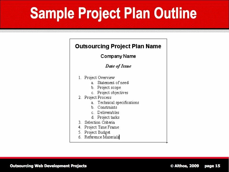 Project outline examples. Project Plan Sample. Outline документация.