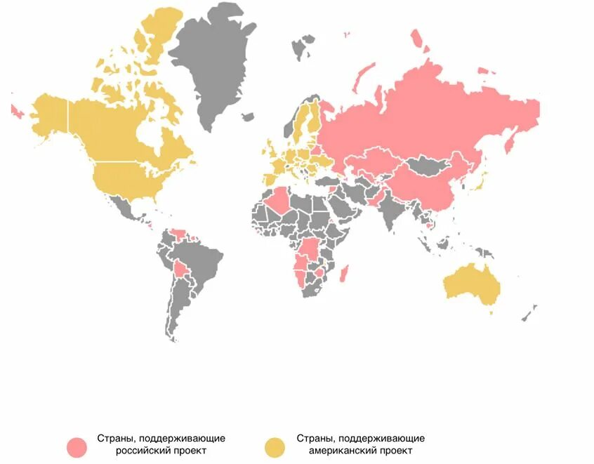 Большинство стран поддерживают россию