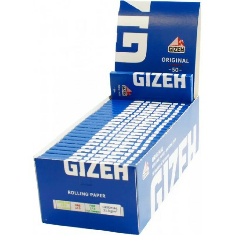 Бумага для самокруток Gizeh Original. Бумажки для самокруток Gizeh. Gizeh Original Blue 50 шт. Бумага сигаретная Гизех ориджинал.