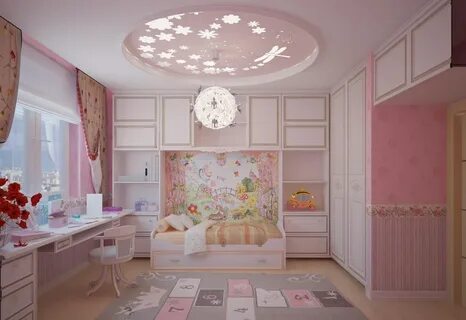 Фото интерьера детской для девочки